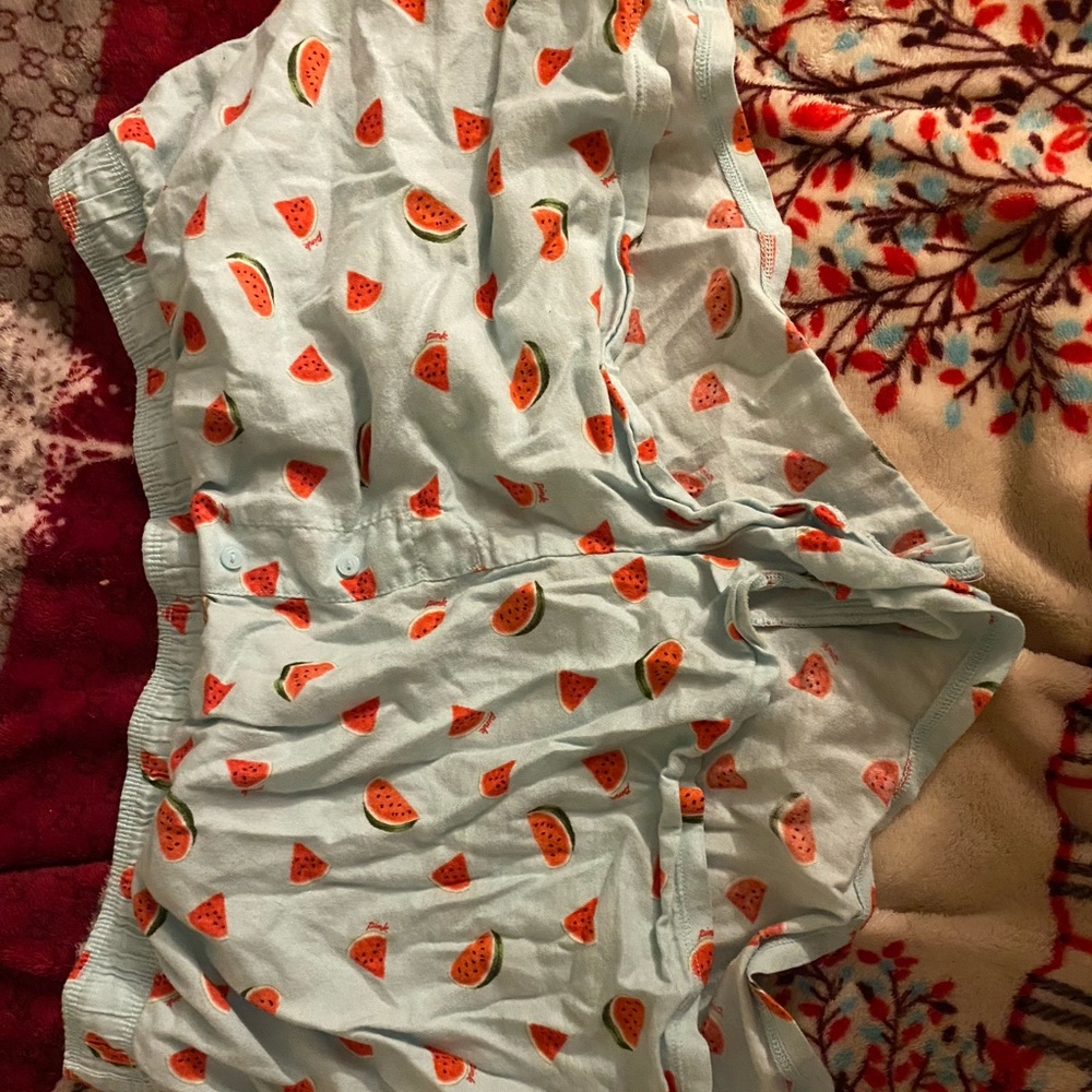 Pink sleep shorts